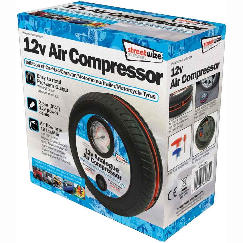 12v Analogue Air Compressor - Towsure