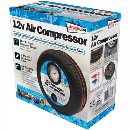 12v Analogue Air Compressor - Towsure