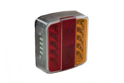 12V LED S/T/I/NPL SQR Rear Combi Lamp 150mm Cable - Towsure