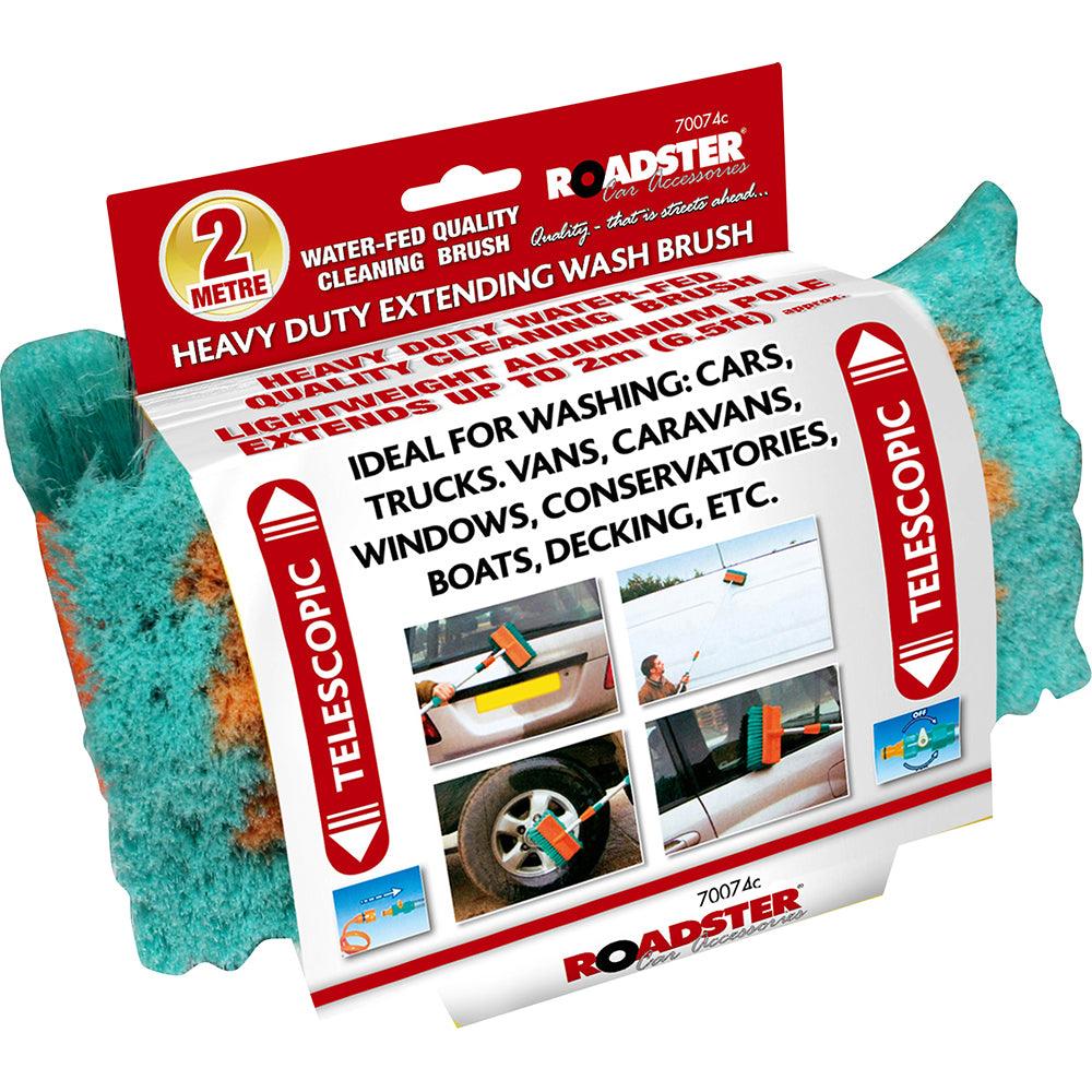 2 Metre Telescopic Car/Caravan Wash Brush - Towsure