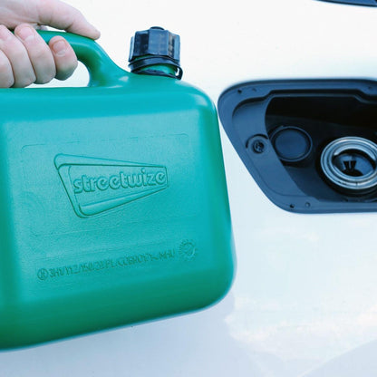 5 Litre Unleaded Petrol Fuel Can - Green - Towsure