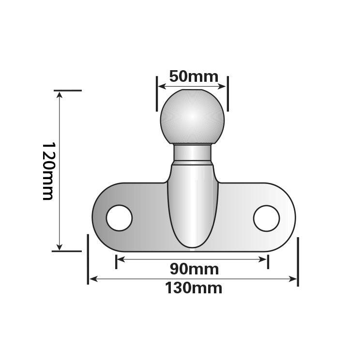 50mm EC Approved Towball - Towsure