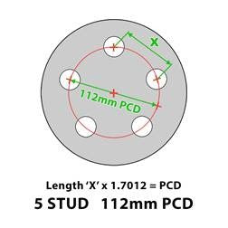 Trailer / Caravan Wheel and Tyre - 185 X 14 - 112mm Pcd