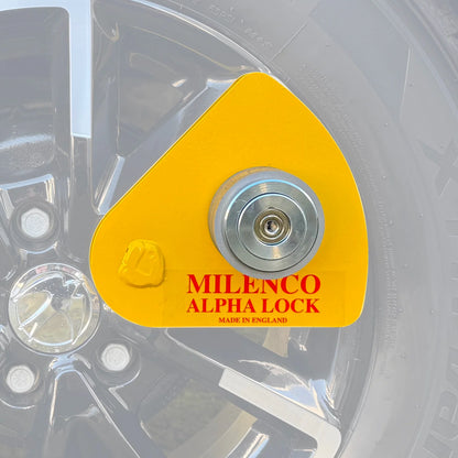 Milenco Alpha Gold Caravan Wheel Lock Wheelclamp