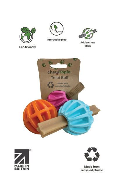 Chewtopia Eco Dog Treat Ball