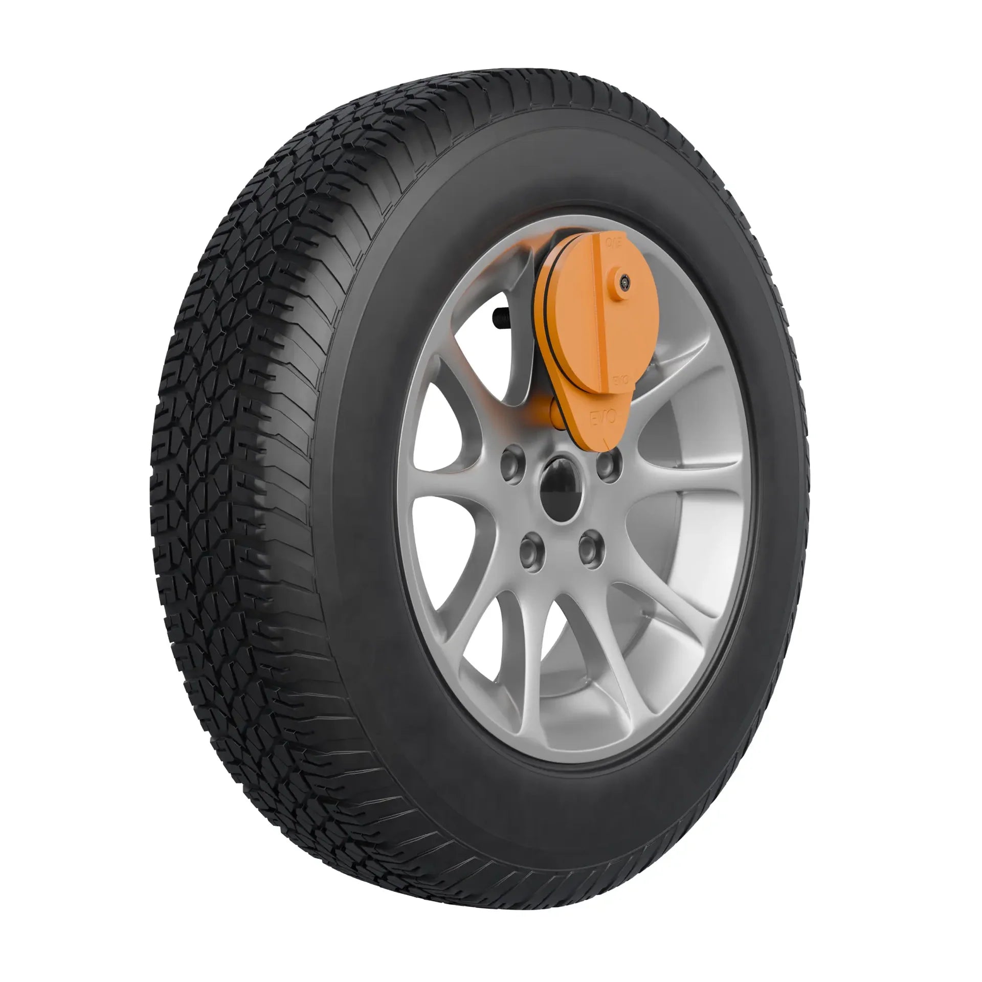 Wheel lock for caravans