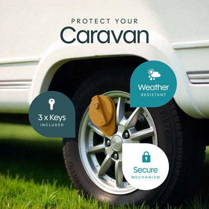 Evo caravan wheel lock