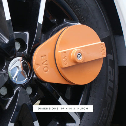 EVO Caravan Chassis Wheel Lock