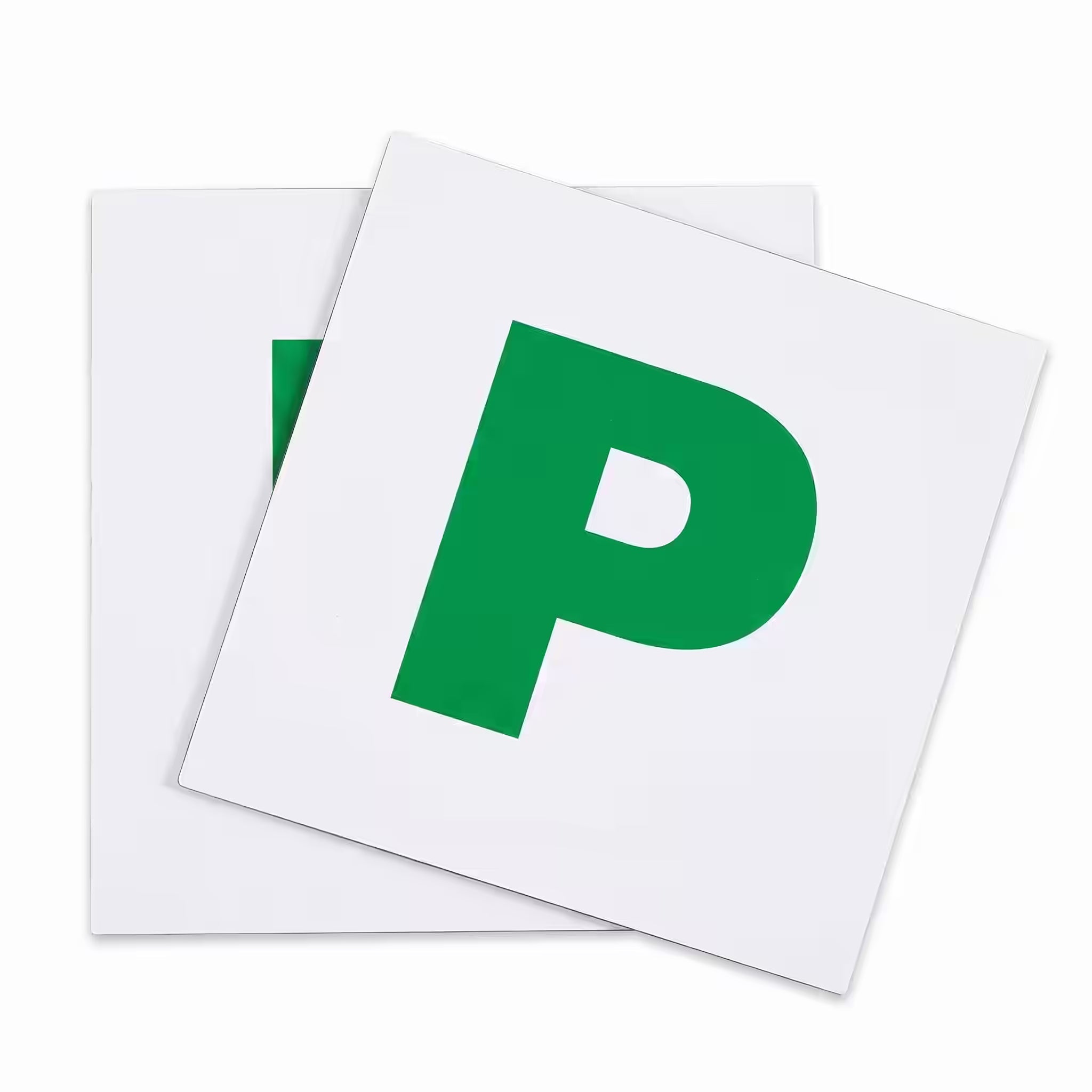 Magnetic P Plates for New Drivers - Pack of 2