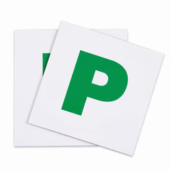 Magnetic P Plates for New Drivers - Pack of 2
