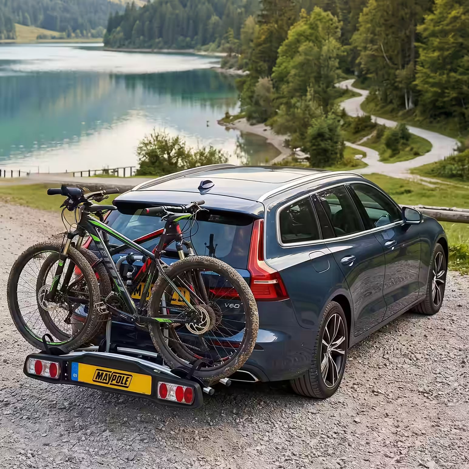 Maypole BC3012 2-Bike Towball Mounted Platform Cycle Carrier
