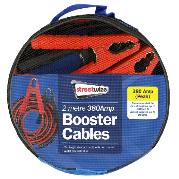 Booster Cables - 2mtr 350amp