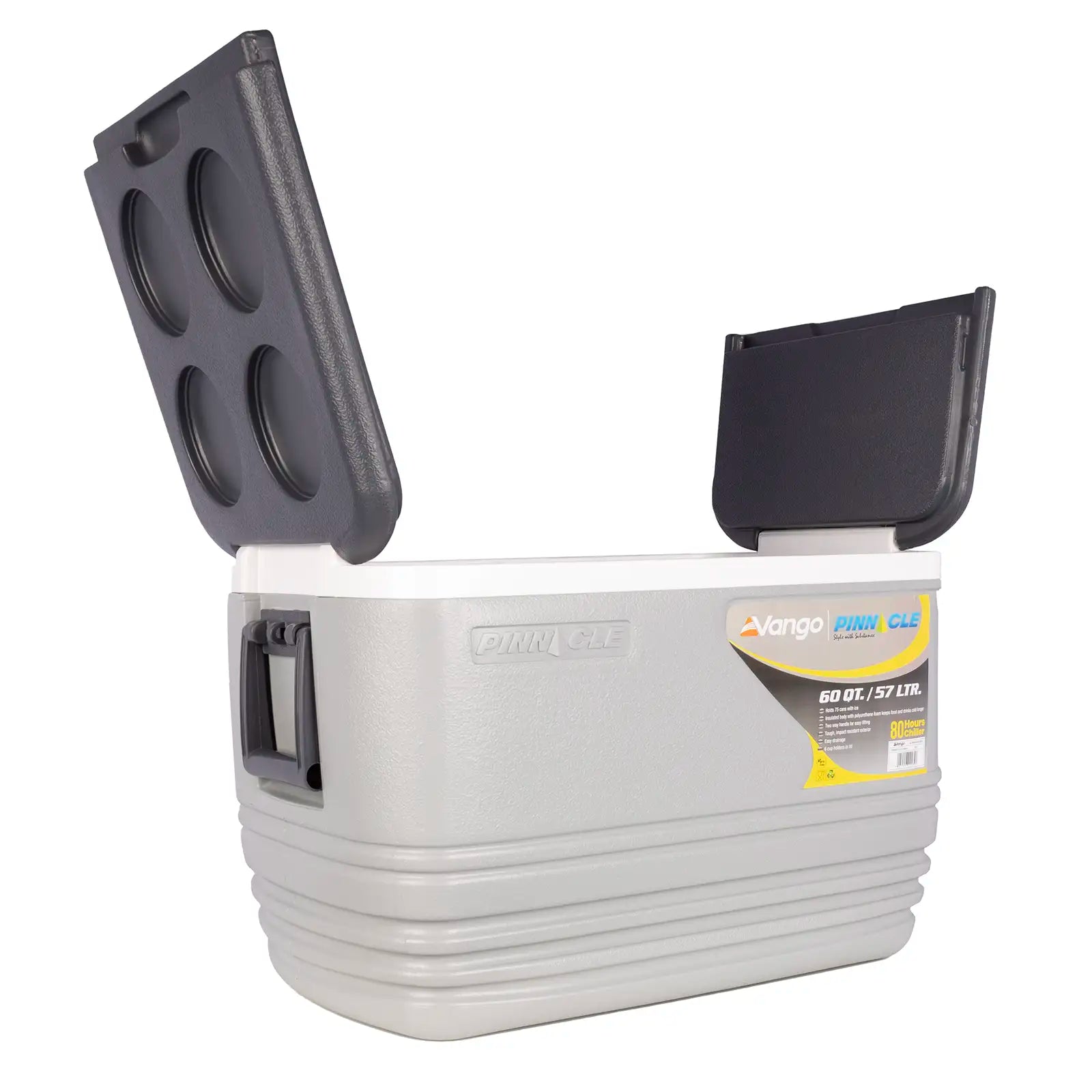Vango Pinnacle 57 Litre 80-Hour Cool Box - Grey