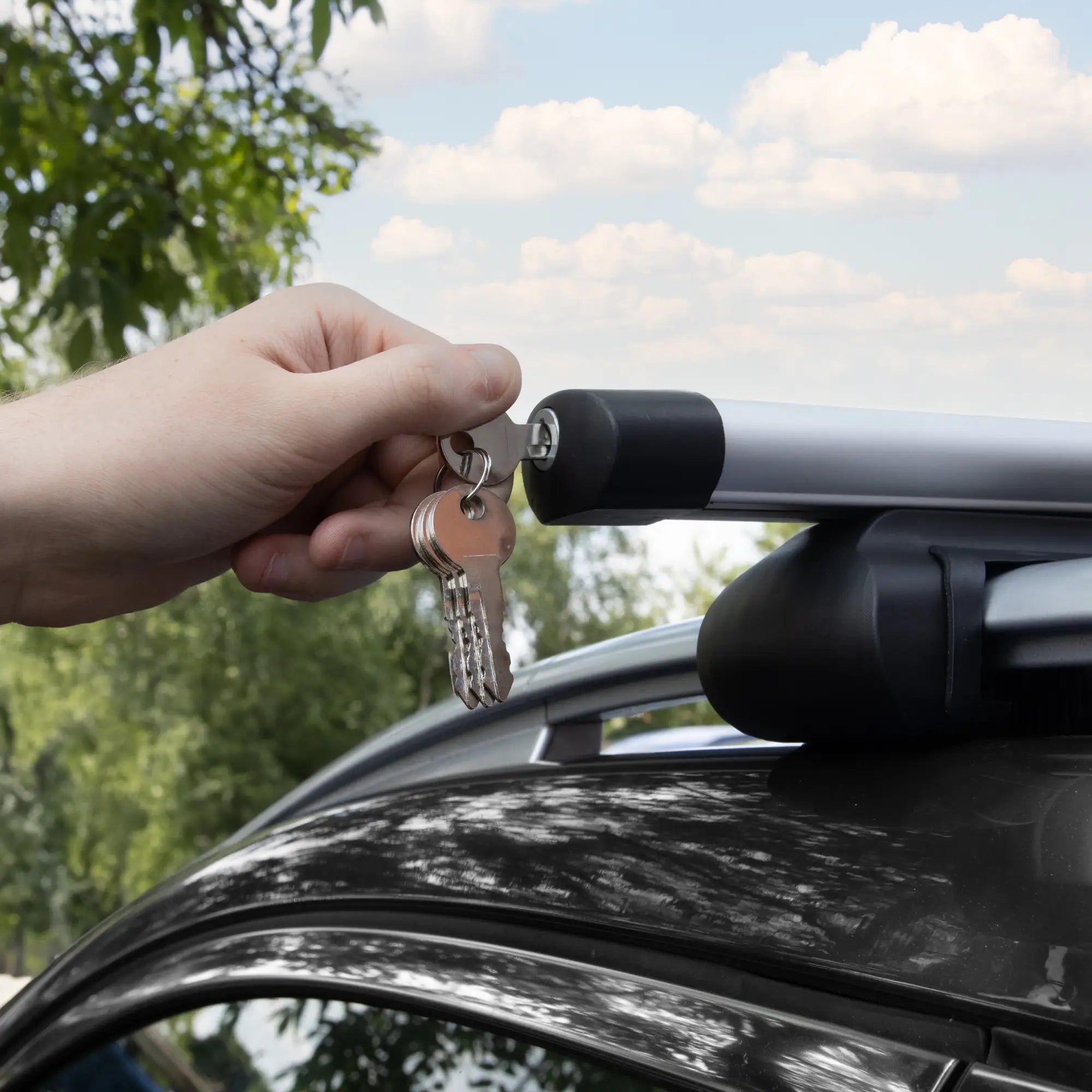 Heavy Duty Aluminium Roof Bars for Roof Rails - 135cm