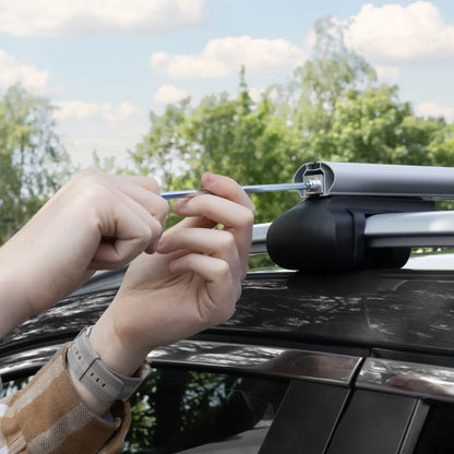 Heavy Duty Aluminium Roof Bars for Roof Rails - 135cm