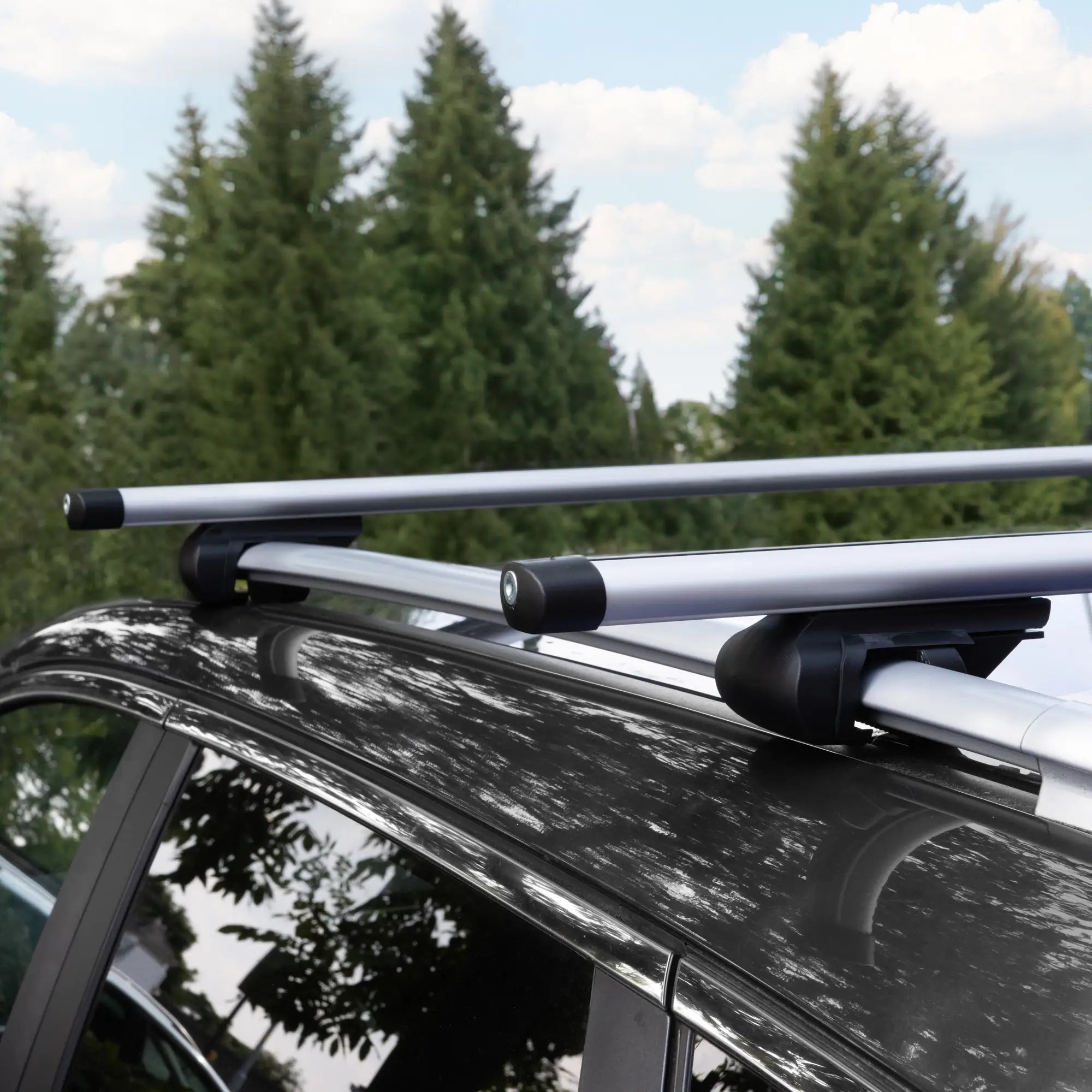Heavy Duty Aluminium Roof Bars for Roof Rails - 135cm
