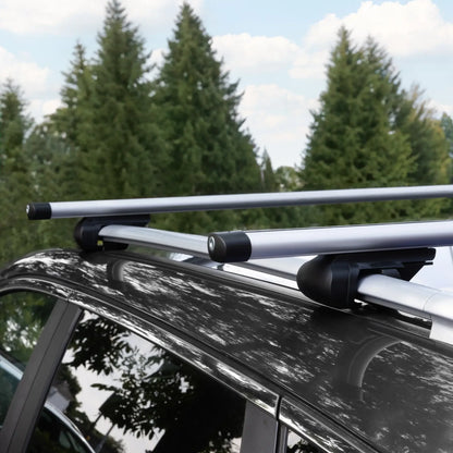 Heavy Duty Aluminium Roof Bars for Roof Rails - 135cm