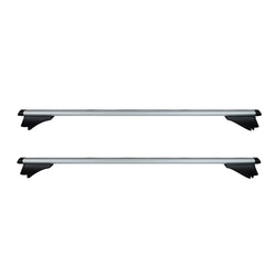 Aluminium Roof Bars for Flush/Closed Roof Rails - 120cm