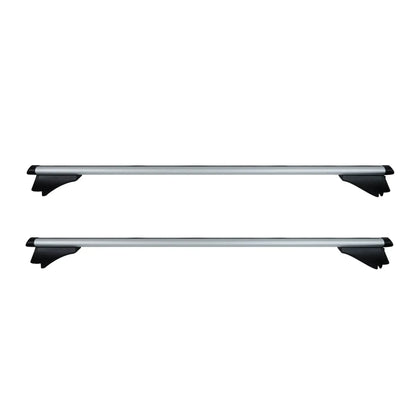 Aluminium Roof Bars for Flush/Closed Roof Rails - 120cm
