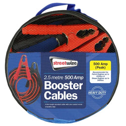 Booster Cables - 2.5mtrs 500amp