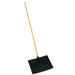 Moulded Snow Shovel / Leaf Shovel with Wooden Handle