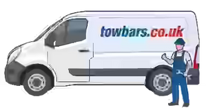 A mobile towbar fitter and towbars.co.uk branded van
