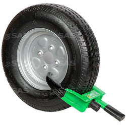 SAS Green V2 Compact Trailer Wheelclamp