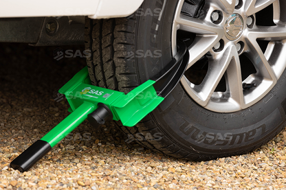 SAS Green V2 Car, Caravan & Campervan Wheelclamp