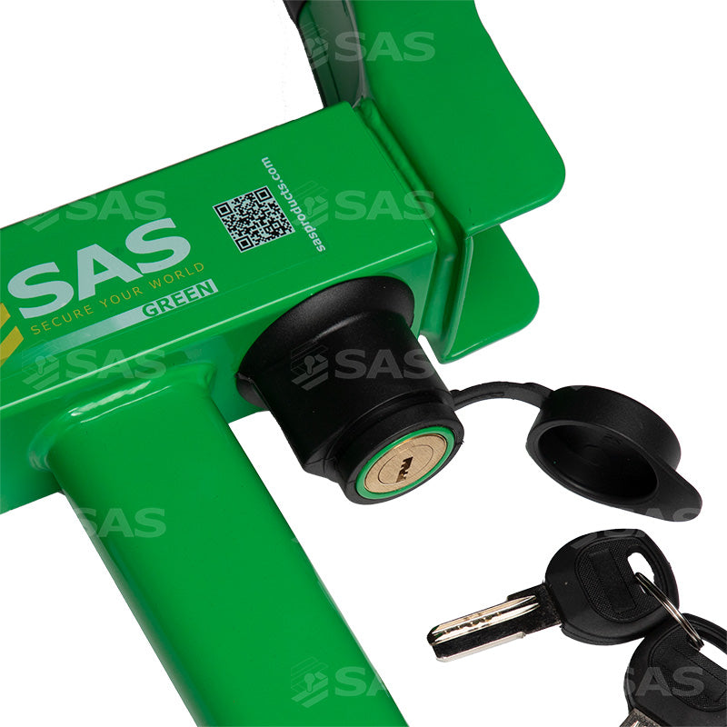 SAS Green V2 Car, Caravan & Campervan Wheelclamp
