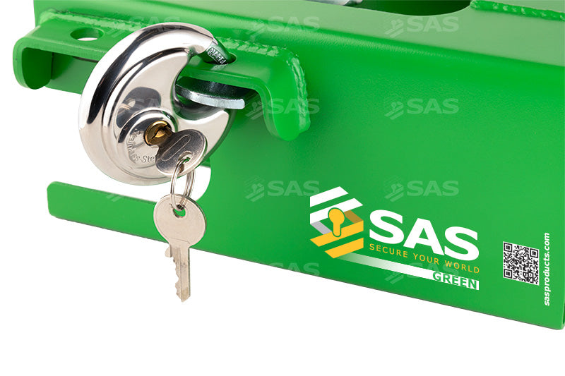 SAS Green Vault Hitchlock With Padlock
