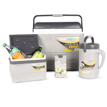 Vango Pinnacle 5 Piece 72hr Cooler Box Set 32L - Grey
