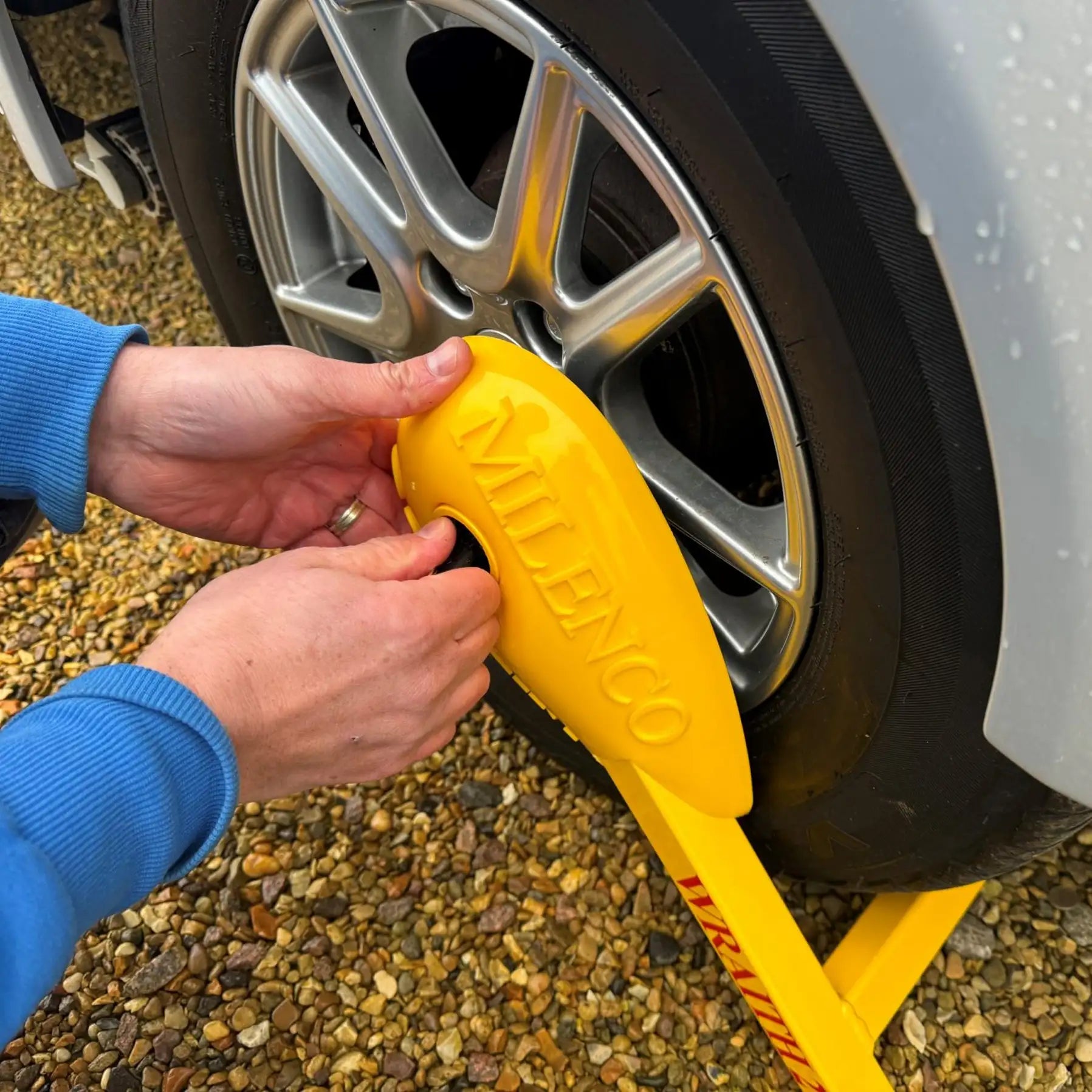Milenco Wraith 3 Caravan Wheel Clamp