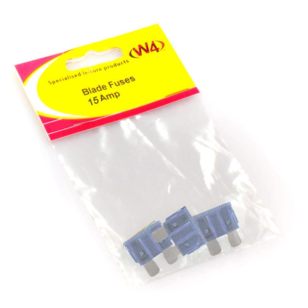 Blade Fuses 15 Amps - Pack of 3 - Towsure