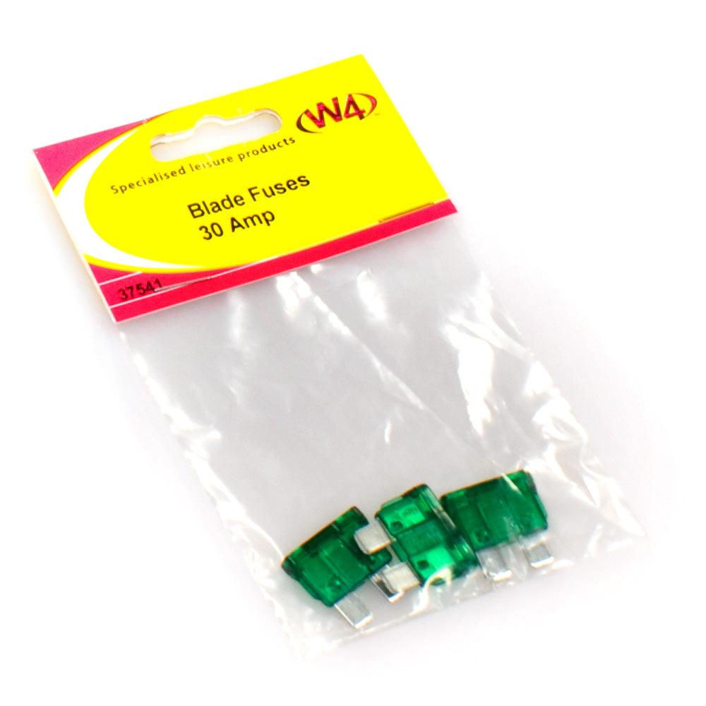 Blade Fuses 30 Amps - Pack of 3 - Towsure