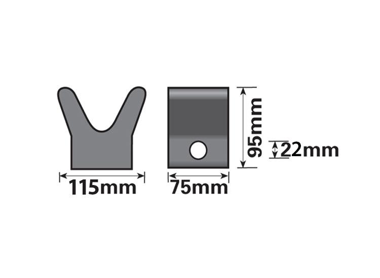 Boat Trailer Bow Snubber Block - Towsure