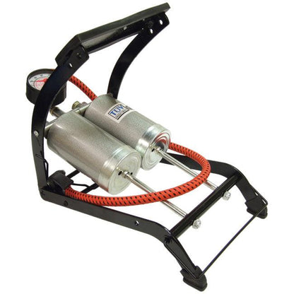 Double Barrel Heavy-Duty Footpump - Towsure