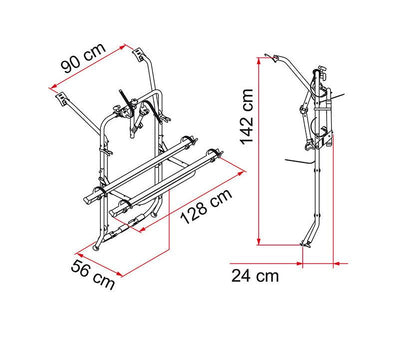 Fiamma Carry Bike Cycle Carrier - Volkswagen T5 (Black Trim) - Towsure