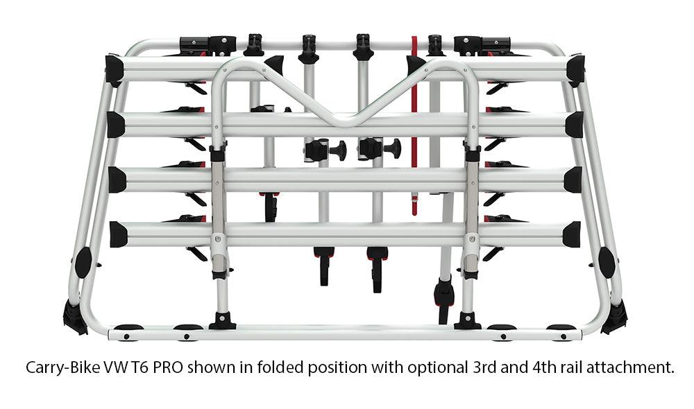Fiamma Carry Bike Cycle Carrier - Volkswagen T6 PRO (Black Trim) - Towsure