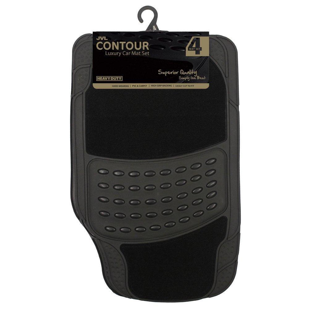 JVL Contour Universal Luxury Car Mat Set - 4 Piece - Towsure