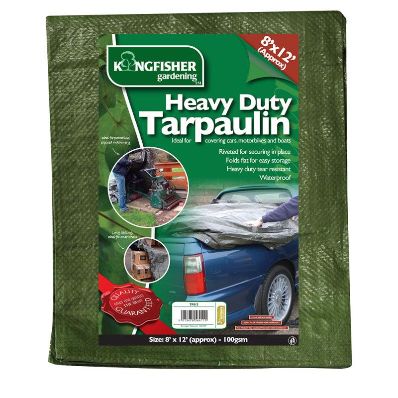 Kingfisher Heavy Duty Tarpaulin - 2.4 x 3.7m - Towsure