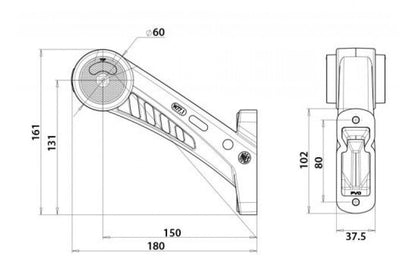 LED Tail/Front/Side 90 Marker 9-36V IP68 - Right hand - Towsure