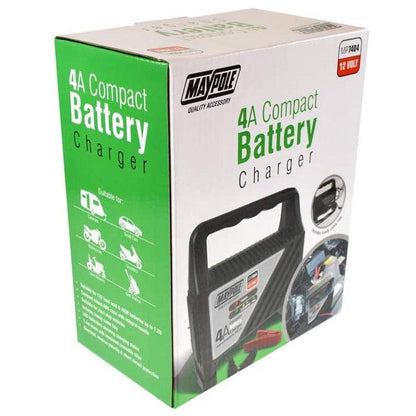 Maypole 12 Volt 4 Amp Battery Charger - Towsure