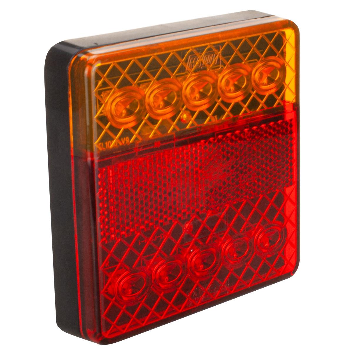 Maypole 12v LED 4-Function Trailer Combination Rear Light Cluster - Towsure