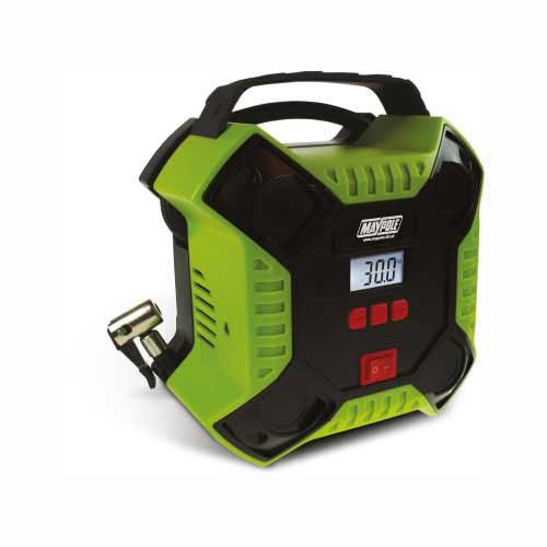 Maypole Digital Automatic Tyre Compressor With LED Light - Towsure