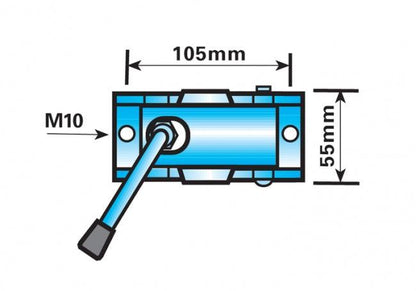 Maypole Jockey Wheel Clamp - 48mm - Towsure