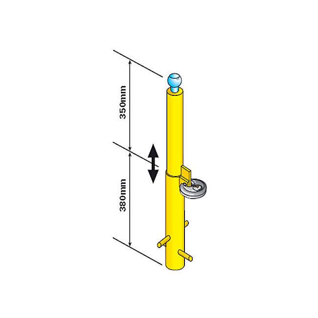 Maypole MP9735 Hitch Security Post - Towsure
