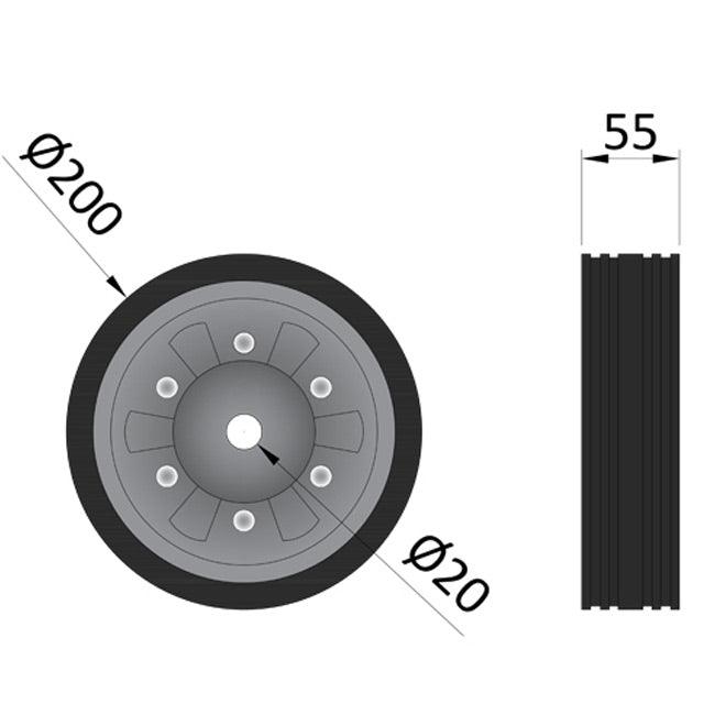 Maypole Spare Caravan Jockey Wheel - Towsure
