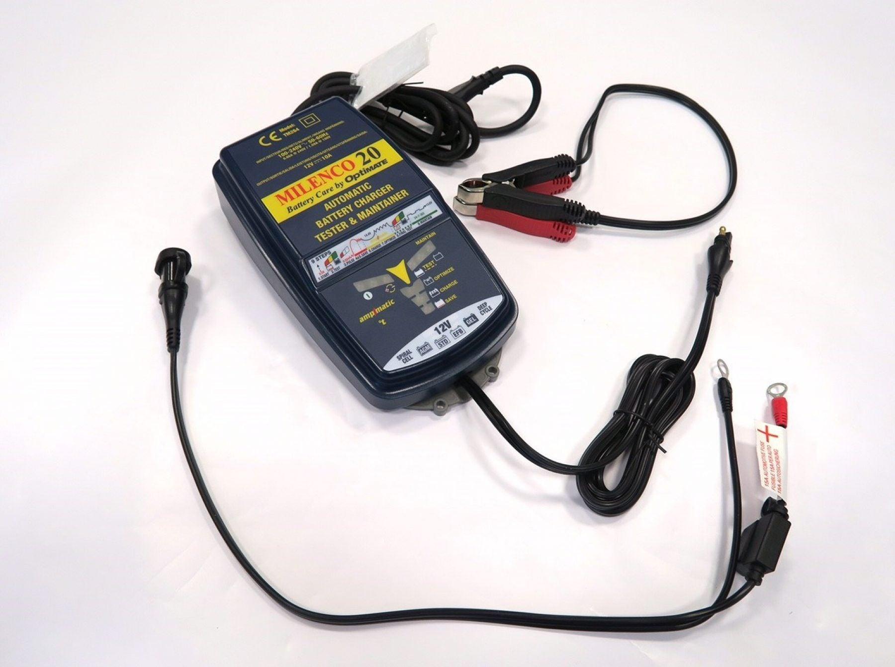 Milenco 20 By Optimate Leisure Battery Manager / Charger - Towsure