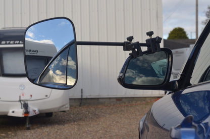 Milenco Grand Aero 3 Extra Wide Convex Towing Mirrors - Twin Pack - Towsure
