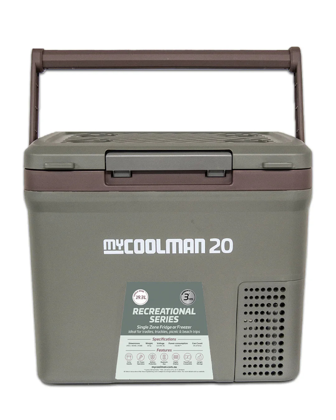 myCOOLMAN 20 Portable Fridge Compressor Cool box
